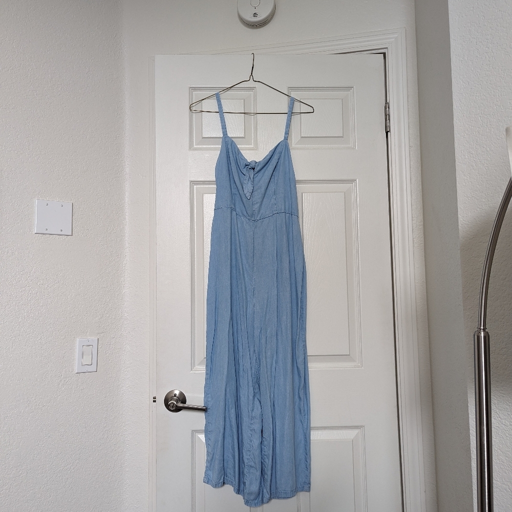 Chambray jumpsuit